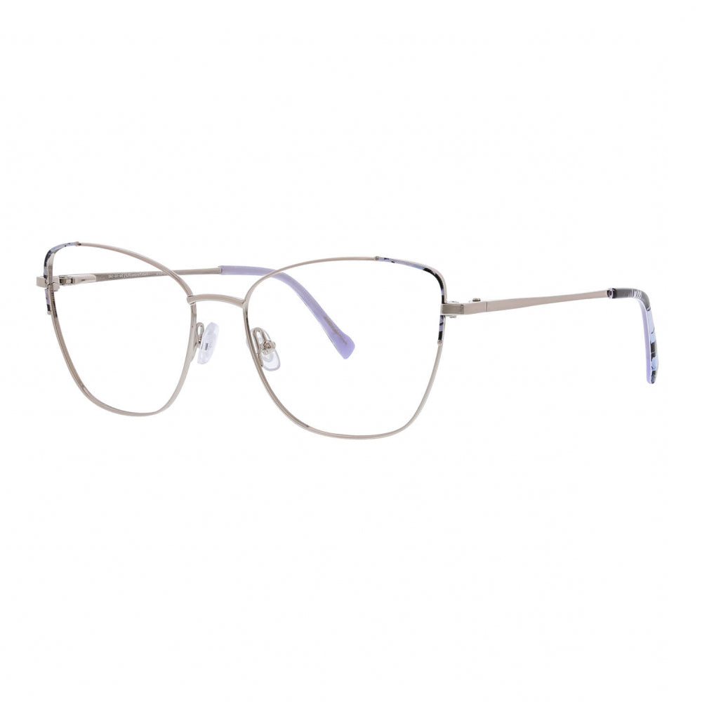 Vera Bradley Eveana Plum Pansies 5416 54mm New Eyeglasses