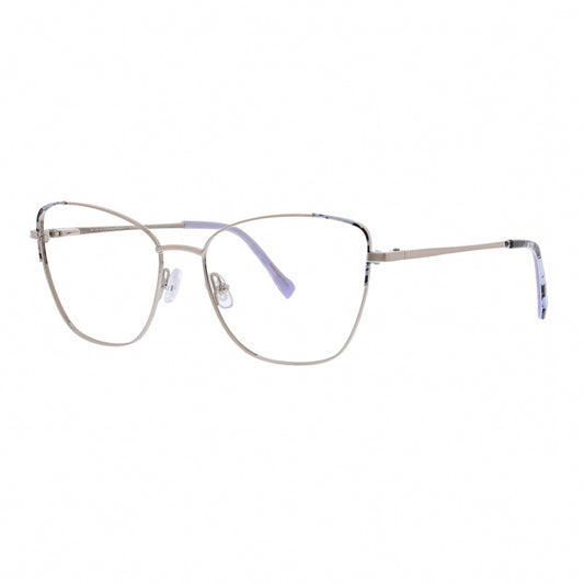 Vera Bradley Eveana Plum Pansies 5416 Purple Cat Eye Eyeglasses 54mm