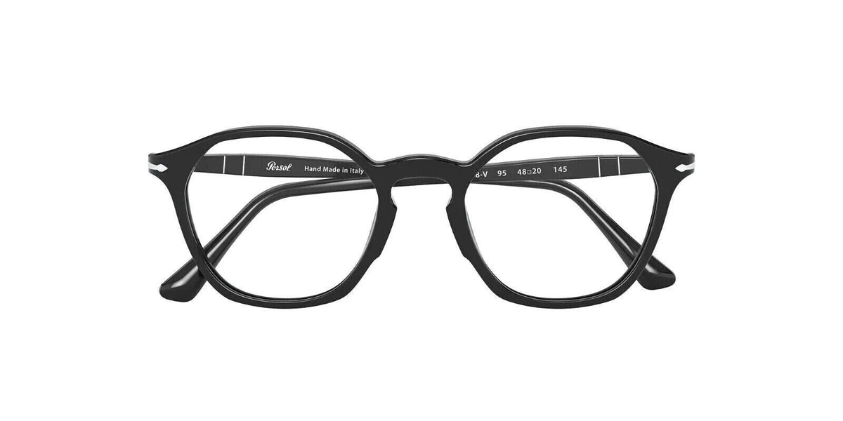 Persol 0PO3238V 95 48 Black Round  48mm