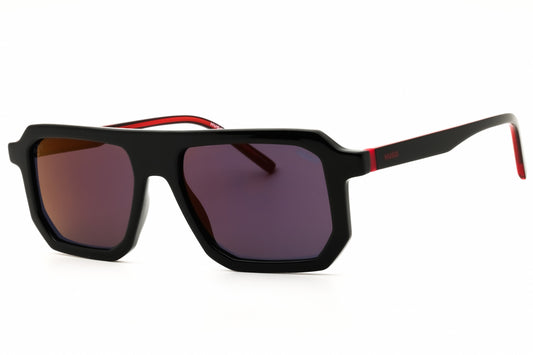 HUGO HG 1312/S-0807 AO Black Rectangle Sunglasses 53mm