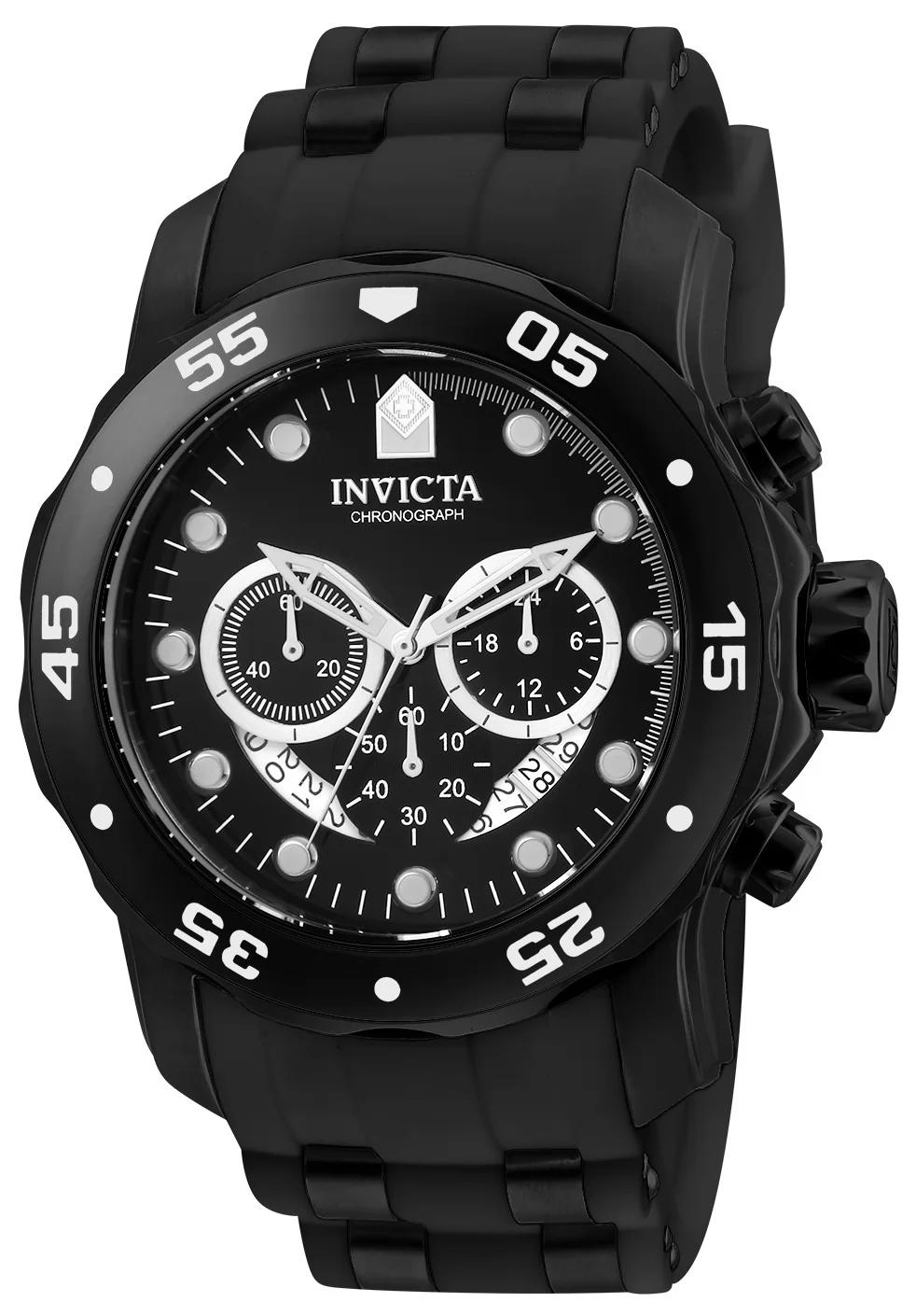 Invicta 6986 6986 Watch - Black Dial Polyurethane Band