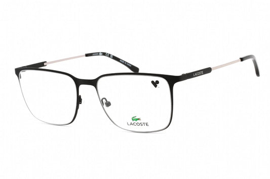Lacoste L2287-002 eyeglasses in matte black frame with clear lenses