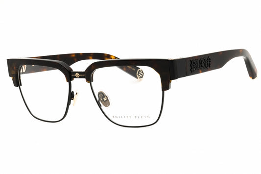 Philipp Plein VPP113M-531 eyeglasses in semi-matt black frame with clear demo lenses