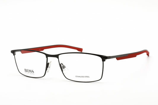 Hugo Boss BOSS 1201-0TI7 00 Black Rectangle Eyeglasses 58mm