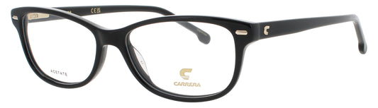 Carrera 3008-807-51 Black Rectangle Eyeglasses 51mm Eyeglasses