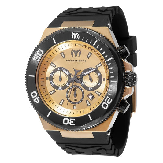 TechnoMarine TM-224020 TM-224020 Watch - Gold Dial Silicon Band