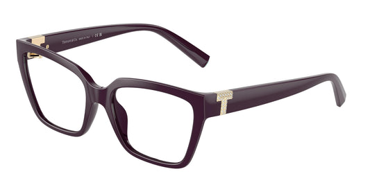 Tiffany 0TF2257BU-8427-54 eyeglasses in brown frame with clear lenses