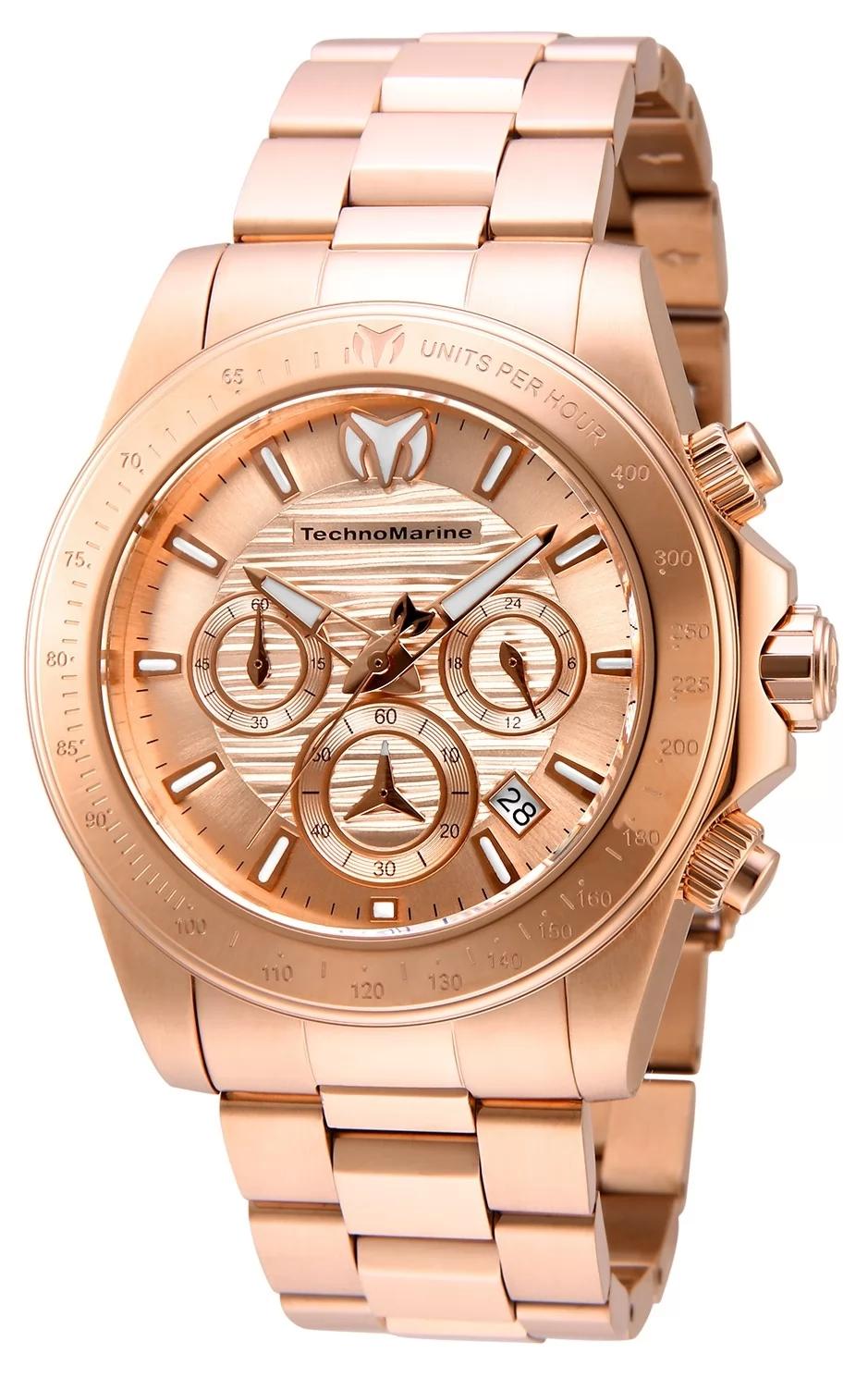 TechnoMarine TM-219008 TM-219008 Watch - Blue Dial Stainless Steel Band