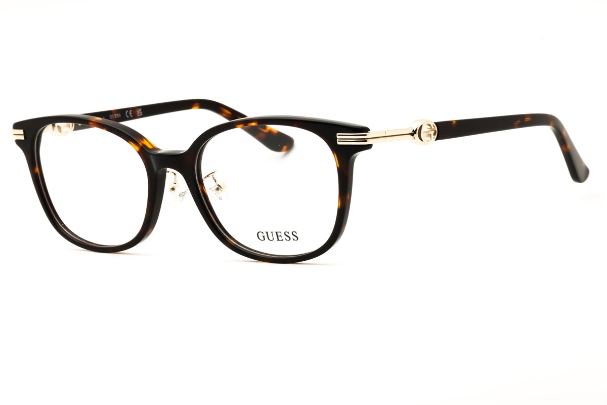 Guess GU50339-D-052 dark havana Round Eyeglasses 52mm Eyeglasses