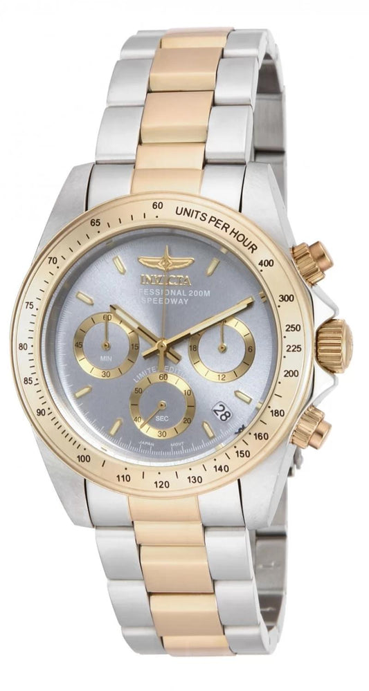 Invicta ILE9212A watch with gray dial and stainless steel band
