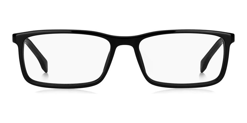 Hugo Boss BOSS1493-284-55 Black Ruthenium Rectangle Eyeglasses 55mm Eyeglasses