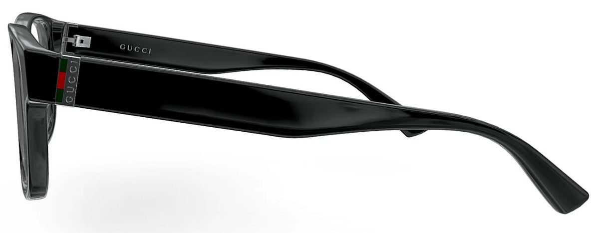 Gucci GG2086o-005 eyeglasses in black frame with clear lenses