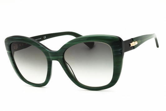 Longchamp LO714S-307 Green Cat Eye Sunglasses 54mm