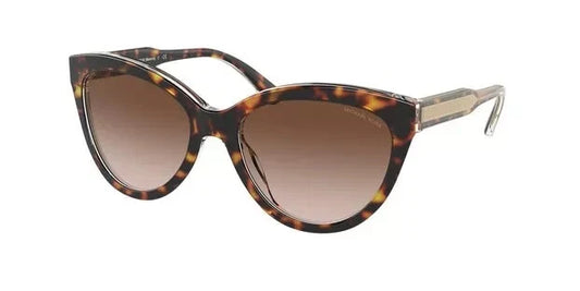 Michael Kors 0MK2158-310213-55 Dark Tortoise Clear Full Rim SUNGLASSES 0mm Sunglasses