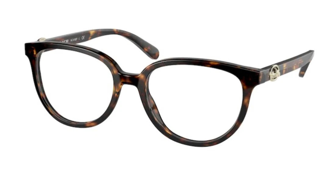 Coach 0HC6182F-5120-55 HAVANA GOLD Aviator EYEGLASSES 55mm Eyeglasses