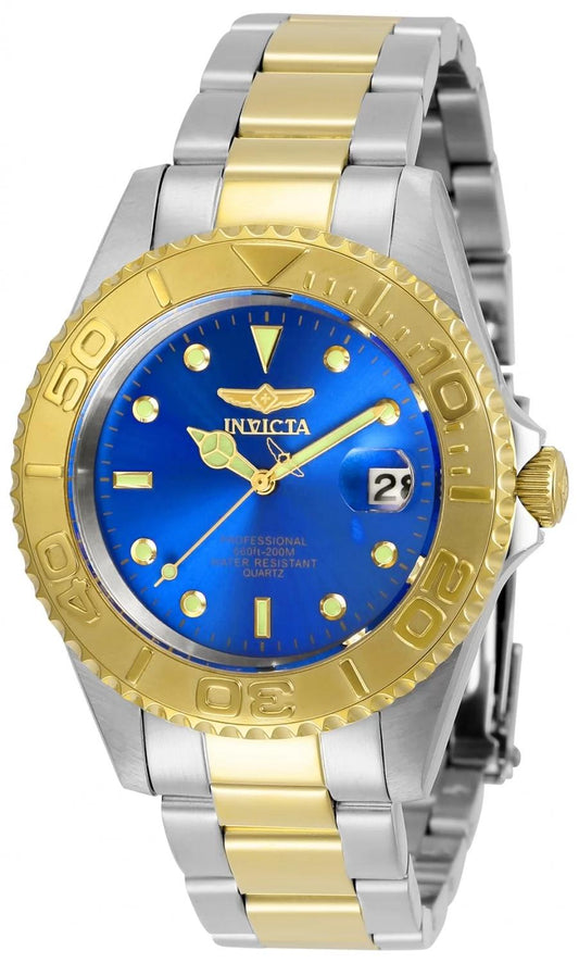 Invicta 29942 watch with blue dial and stainless steel band