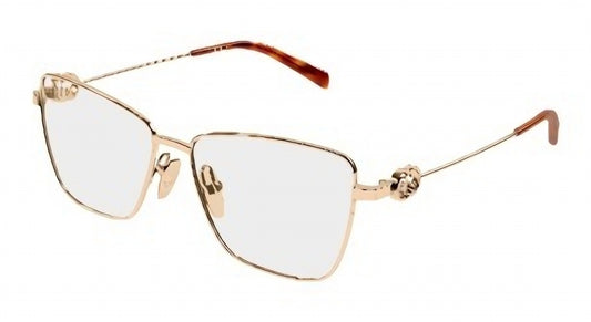 Gucci GG2226o-003 eyeglasses in gold frame with clear lenses