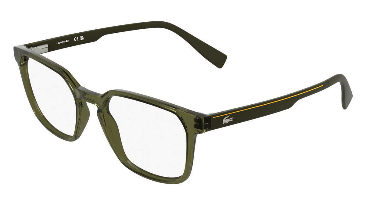Lacoste L4006-310-53 GREEN BEIGE Rectangle Eyeglasses 53mm Eyeglasses
