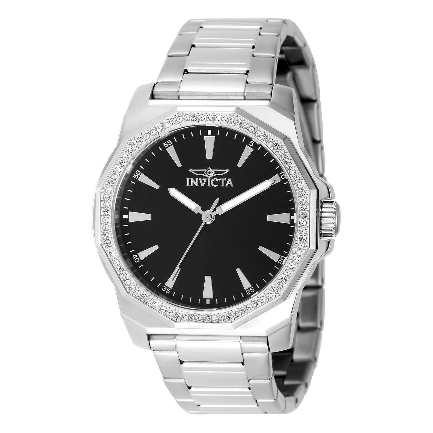 Invicta 49103 49103 Watch - Black Dial Stainless Steel Band