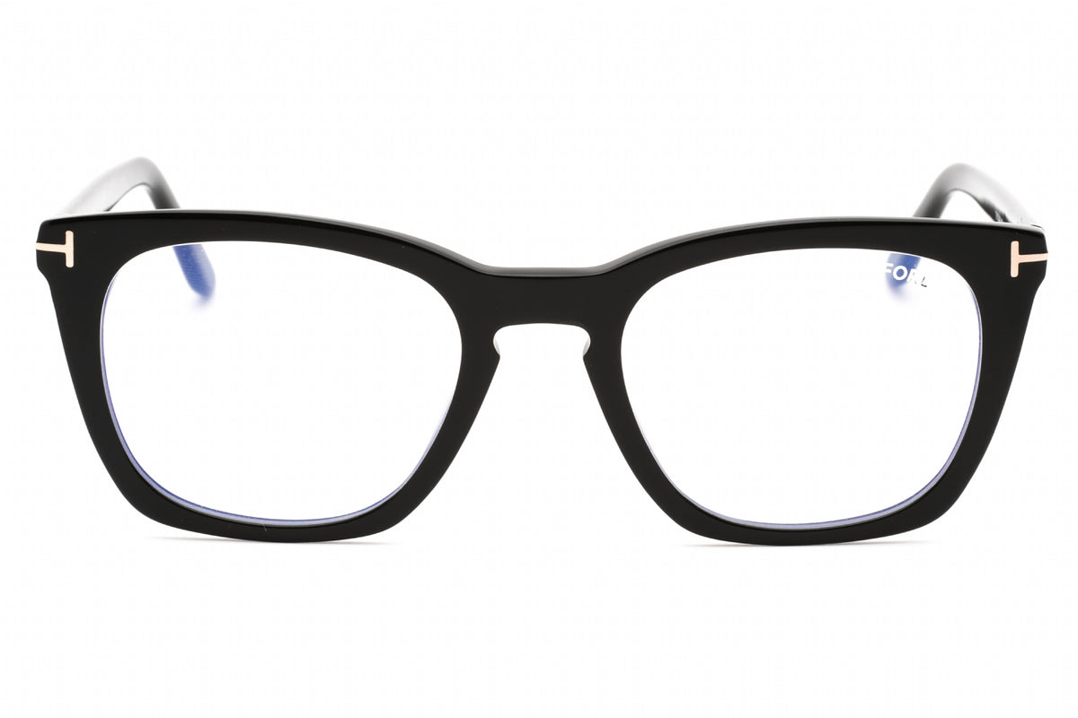 Tom Ford FT5736-B-001 Shiny black Rectangular Eyeglasses 50mm