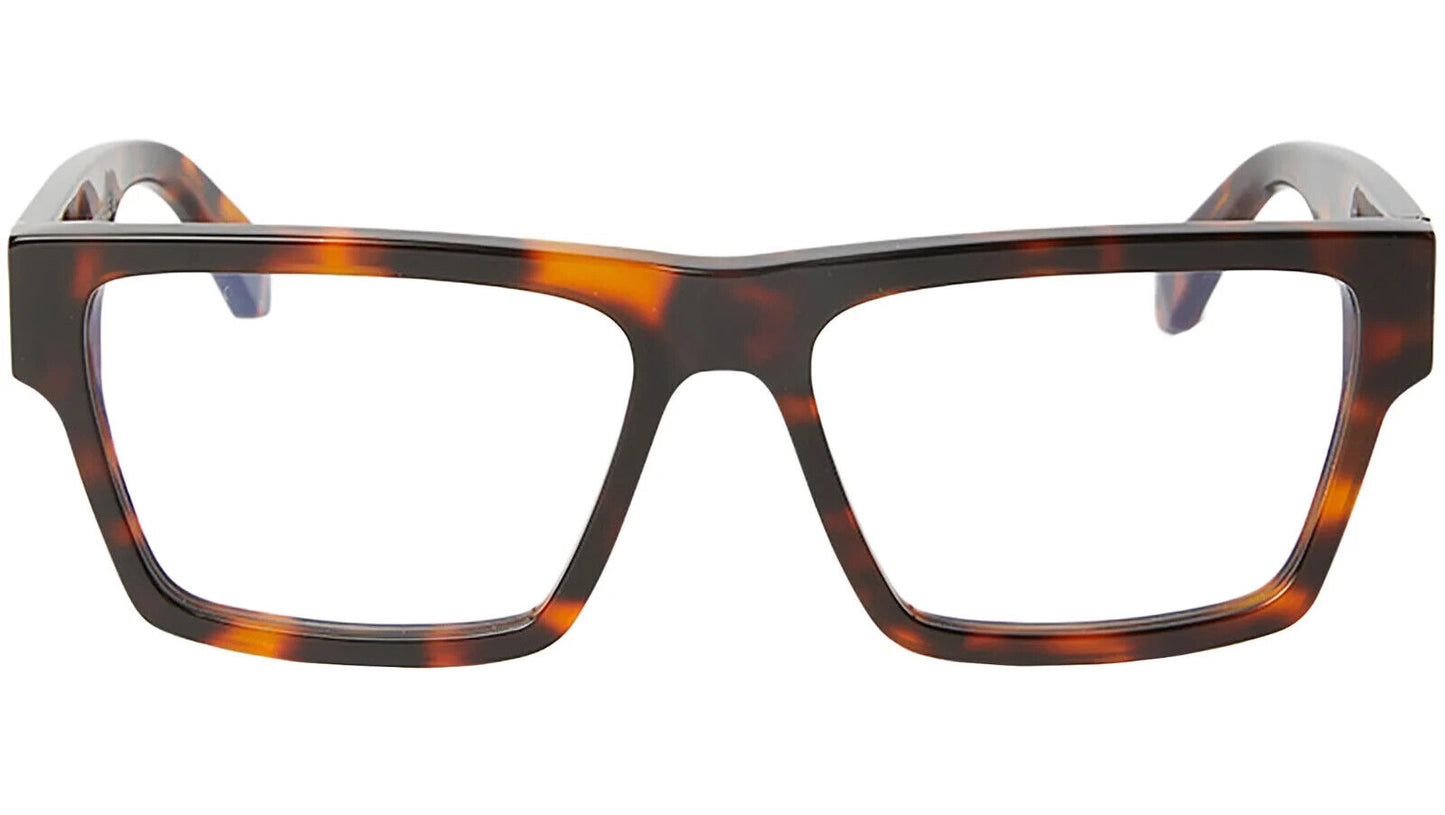 Off-White Style 46 Havana Blue Block Light 56mm New Eyeglasses