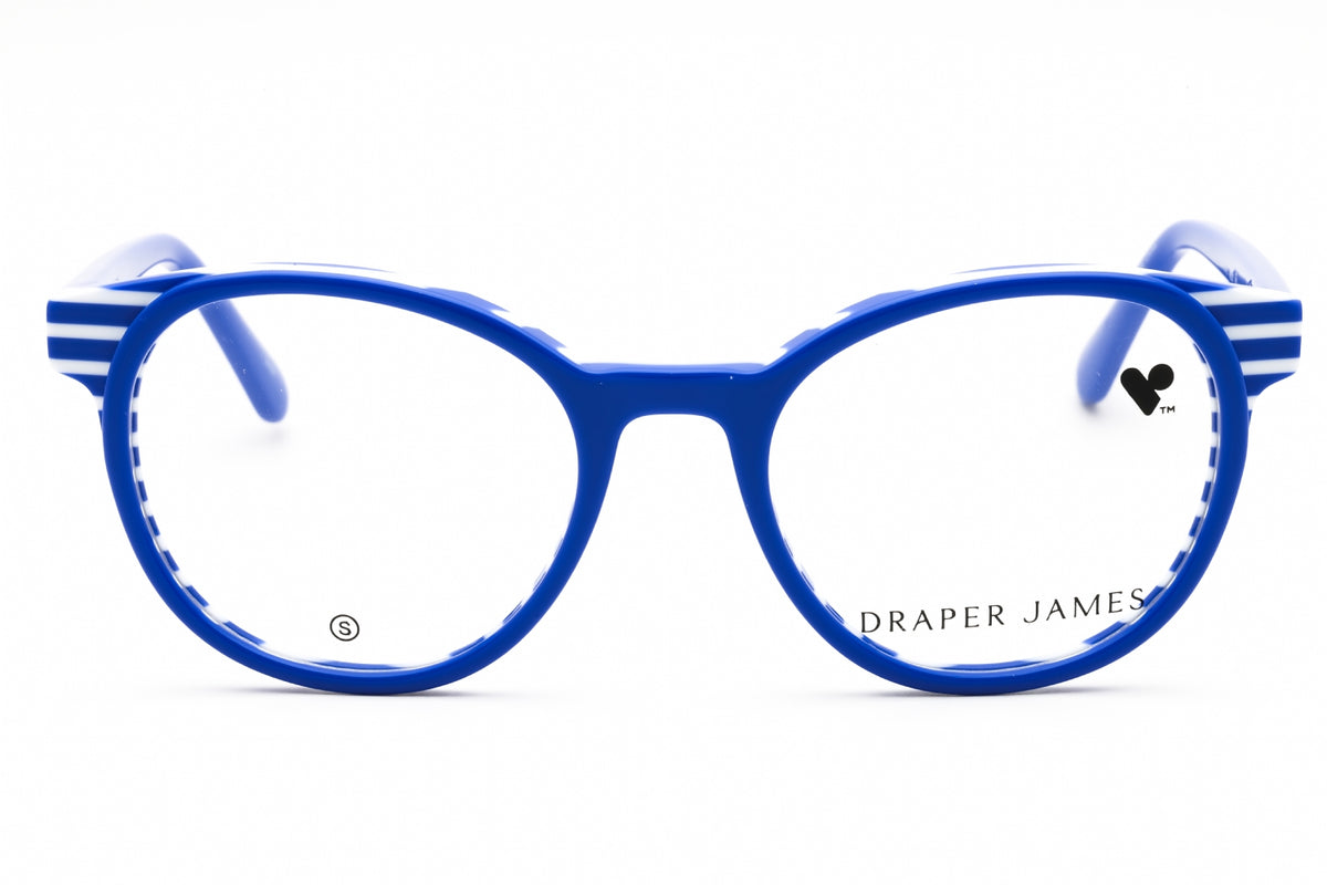 Draper James DJ1021-415 BLUE STRIPPED Round Eyeglasses 46mm Eyeglasses