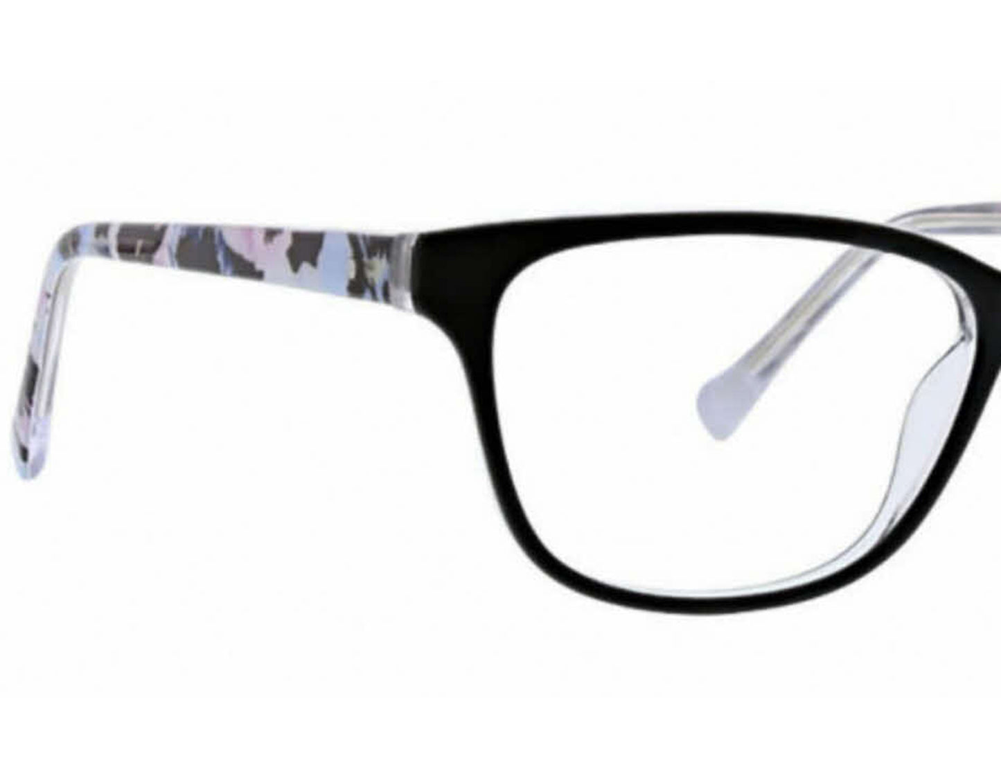 Vera Bradley Emelie Plum Pansies 4816 48mm New Eyeglasses