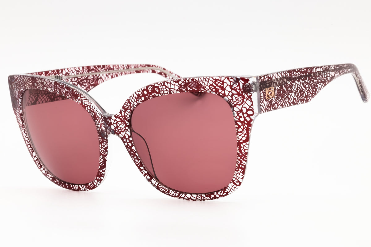 Bebe BB7248 - GENERIC CASE INCLUDED-612 BERRY LACE Rectangular Sunglasses 56mm Sunglasses