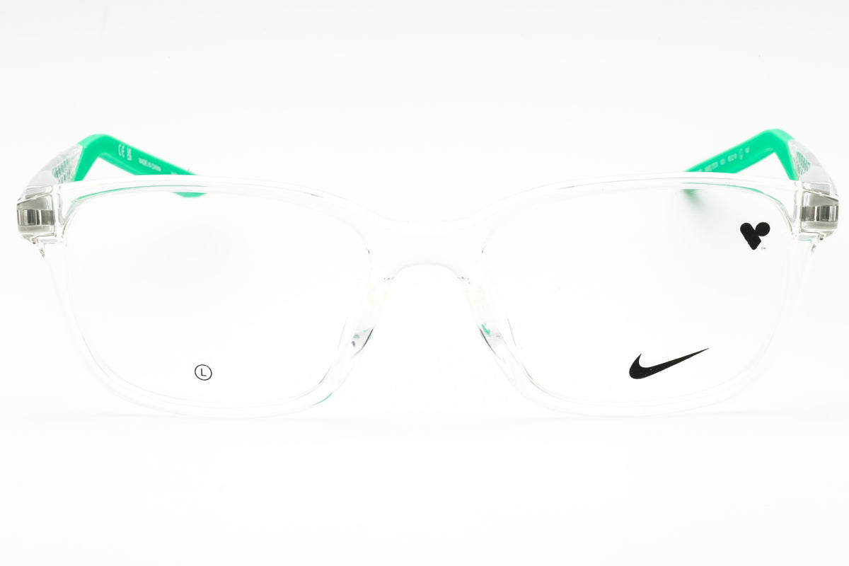 Nike NIKE 7278-903 CLEAR Rectangular Eyeglasses 55mm Eyeglasses
