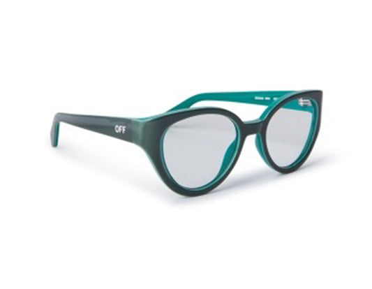 Off White Style-62 OERJ062S24PLA0015900 Green Square Eyeglasses 50mm