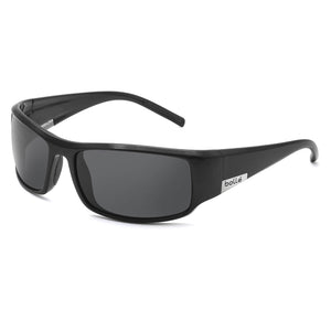 Bolle 10998 Black Shiny Rectangular Sunglasses 63mm