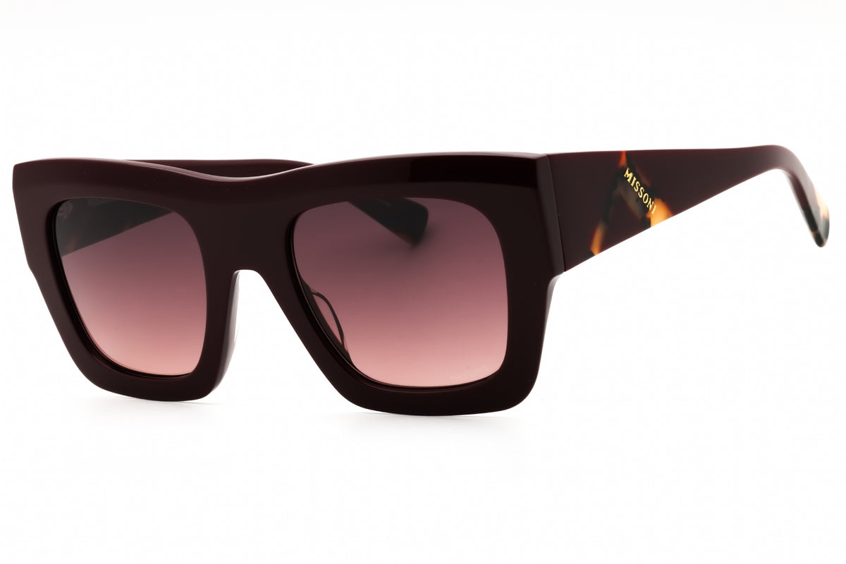 Missoni MIS 0153/S-0LHF 3X BURGUNDY Rectangular Sunglasses 52mm Sunglasses