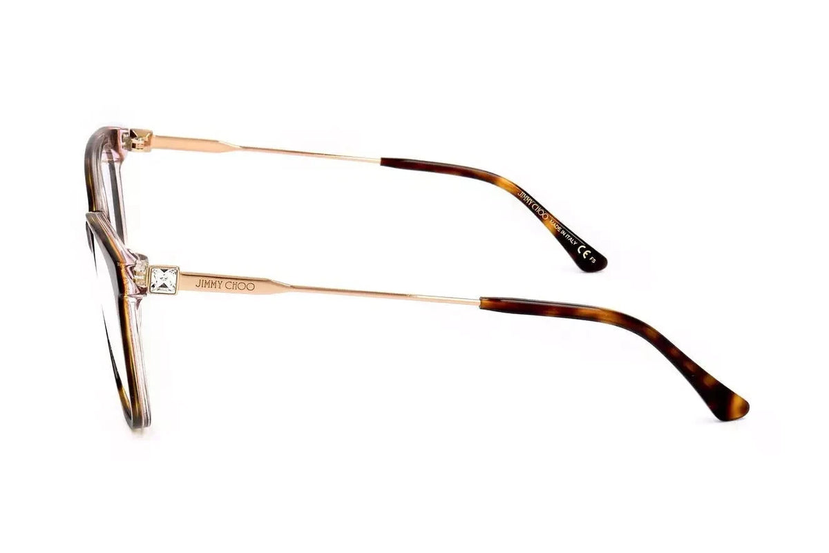 Jimmy Choo 0JC313-LDG-53 Brown Rectangle EYEGLASSES 0mm Eyeglasses
