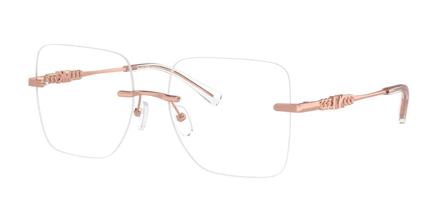 Michael Kors 0MK3078-1108-54 Gold Square EYEGLASSES 54mm Eyeglasses