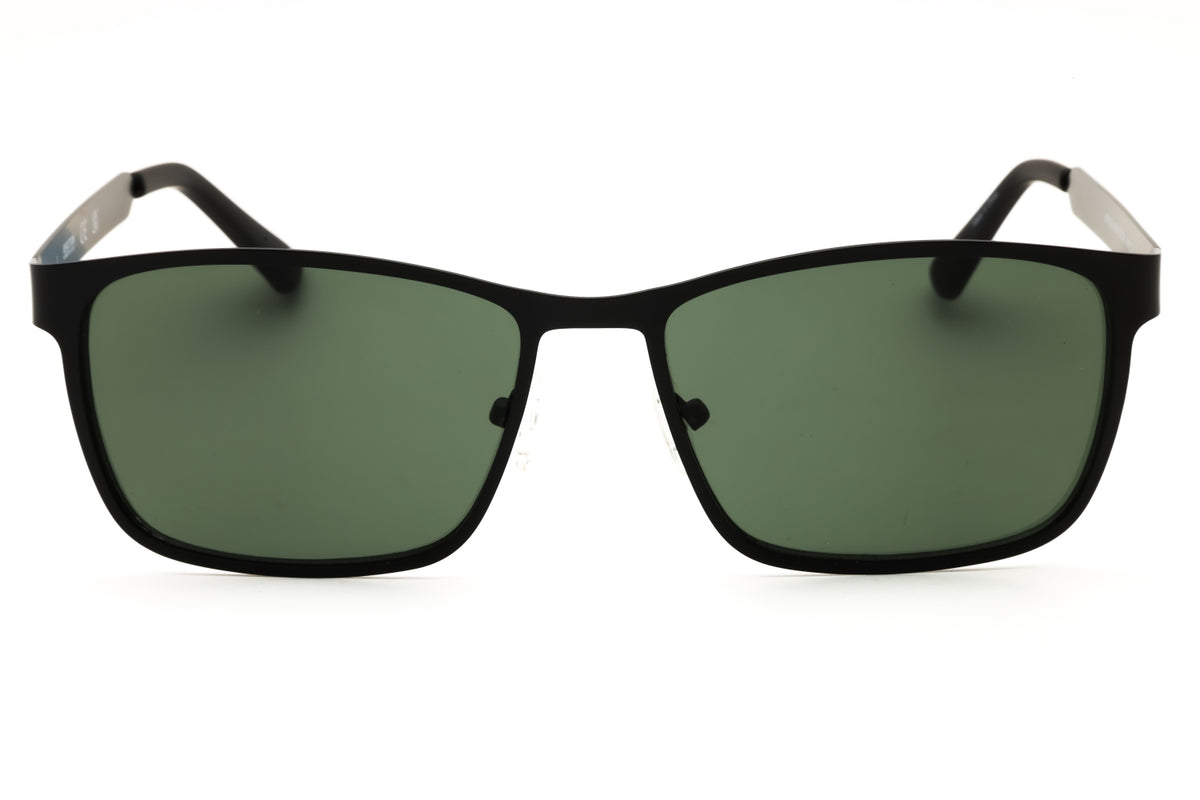 Kenneth Cole Reaction KC1329-02N matte black Rectangular Sunglasses 57mm Sunglasses