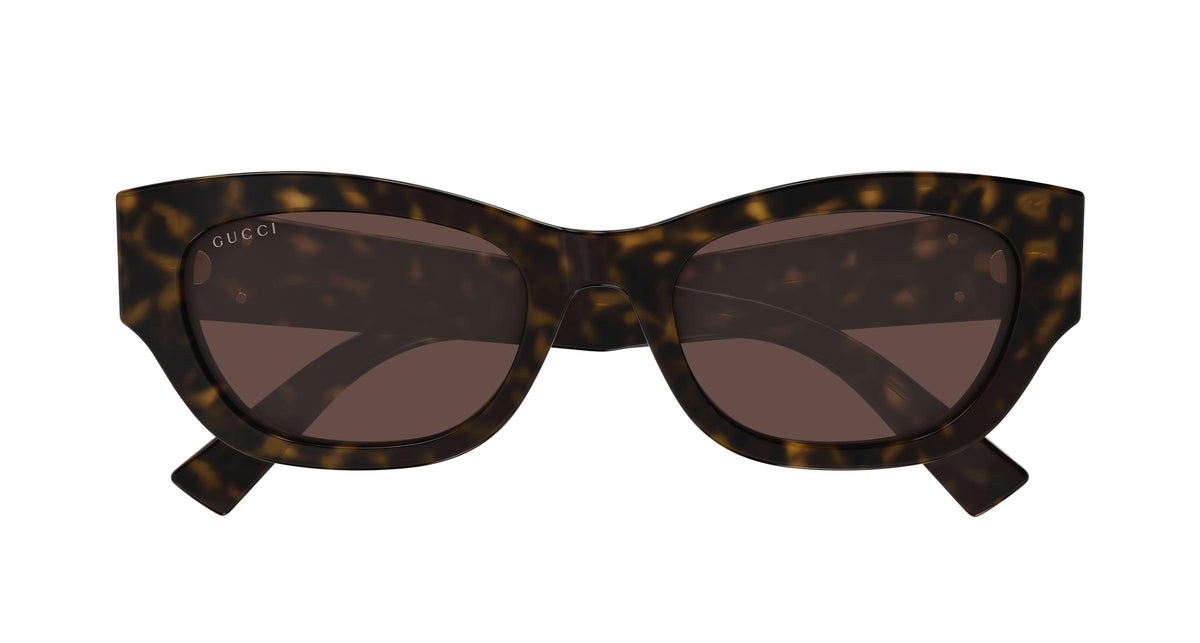 Gucci GG1954SA-002 sunglasses in havana frame with brown lenses