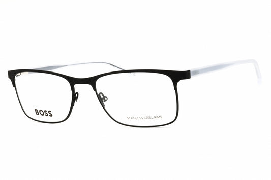 Hugo Boss BOSS 0967/IT-0003 00 eyeglasses in mtt black frame with clear demo lenses