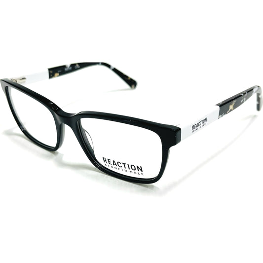 Kenneth Cole Reaction KC0875-001-55 eyeglasses in shiny black frame with clear lenses