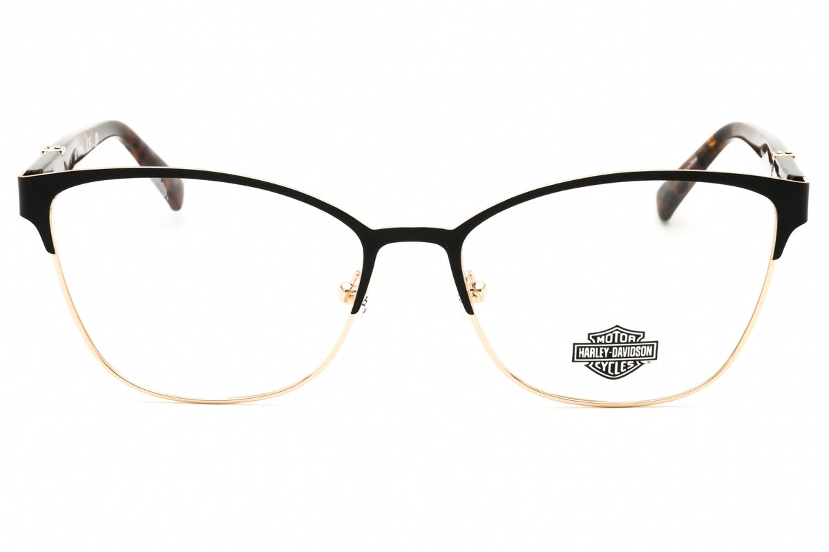 Harley Davidson HD50058-002 MATTE BLACK Rectangular Eyeglasses 55mm Eyeglasses