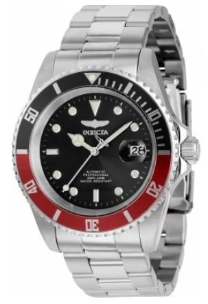 Invicta 9403OBXL watch with black dial and stainless steel band