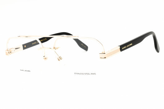 Marc Jacobs MARC 714-0RHL 00 eyeglasses in black frame with clear lenses