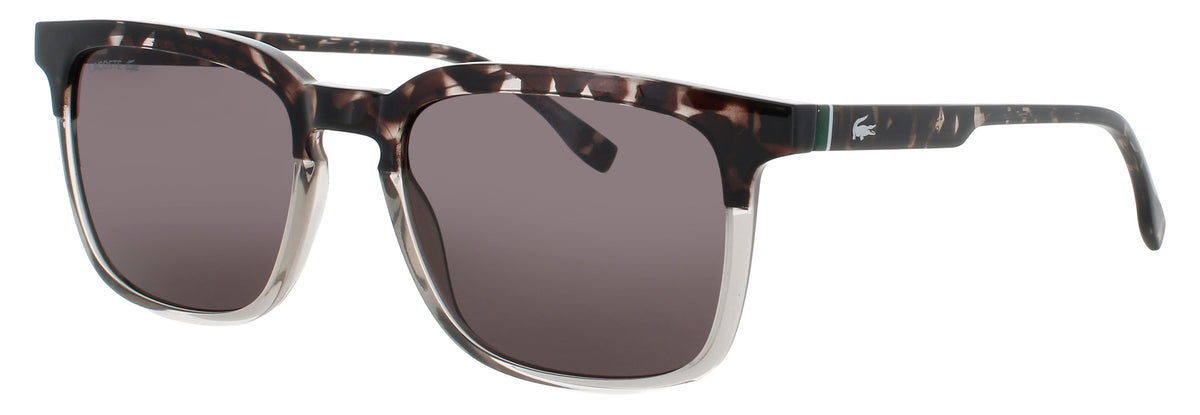 Lacoste L6074S-240 HAVANA / TRANSPARENT GREY  Men's Sunglasses 56mm Sunglasses