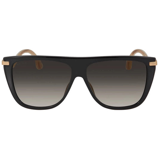 Jimmy Choo 0SUVI-S-807-58 Black/Gold Wrap SUNGLASSES 58mm Sunglasses