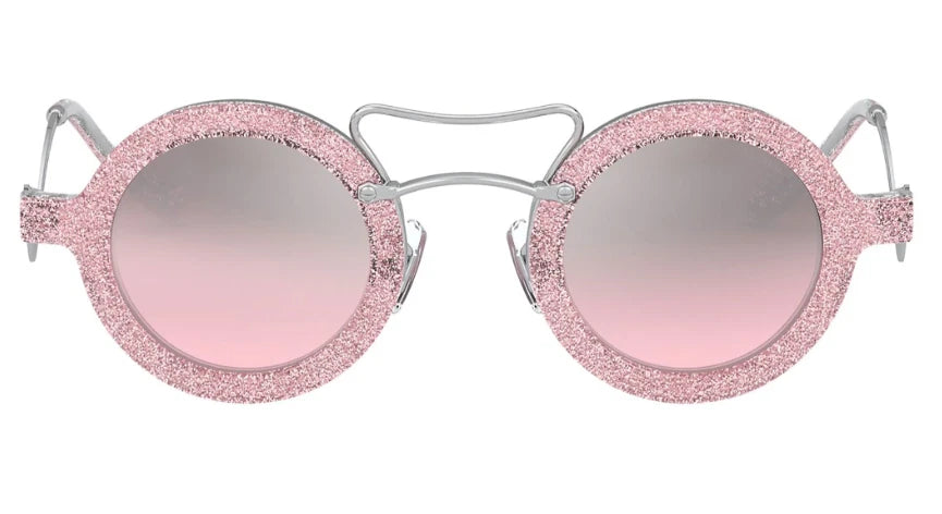 Miu Miu 0MU02VS-1467L1-39 Pink Cat Eye SUNGLASSES 0mm Sunglasses