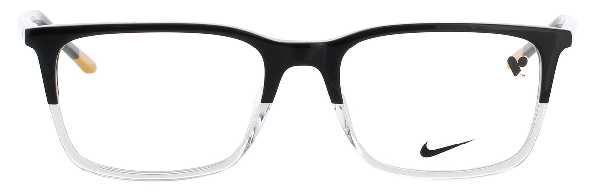 Nike 7254-N-012-54 BLACK / CLEAR  Unisex Eyeglasses 54mm