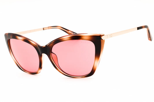 Guess GU7781-56S sunglasses in havana frame with bordeaux lenses