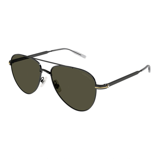 Mont Blanc MB0235S-005 59mm New Sunglasses