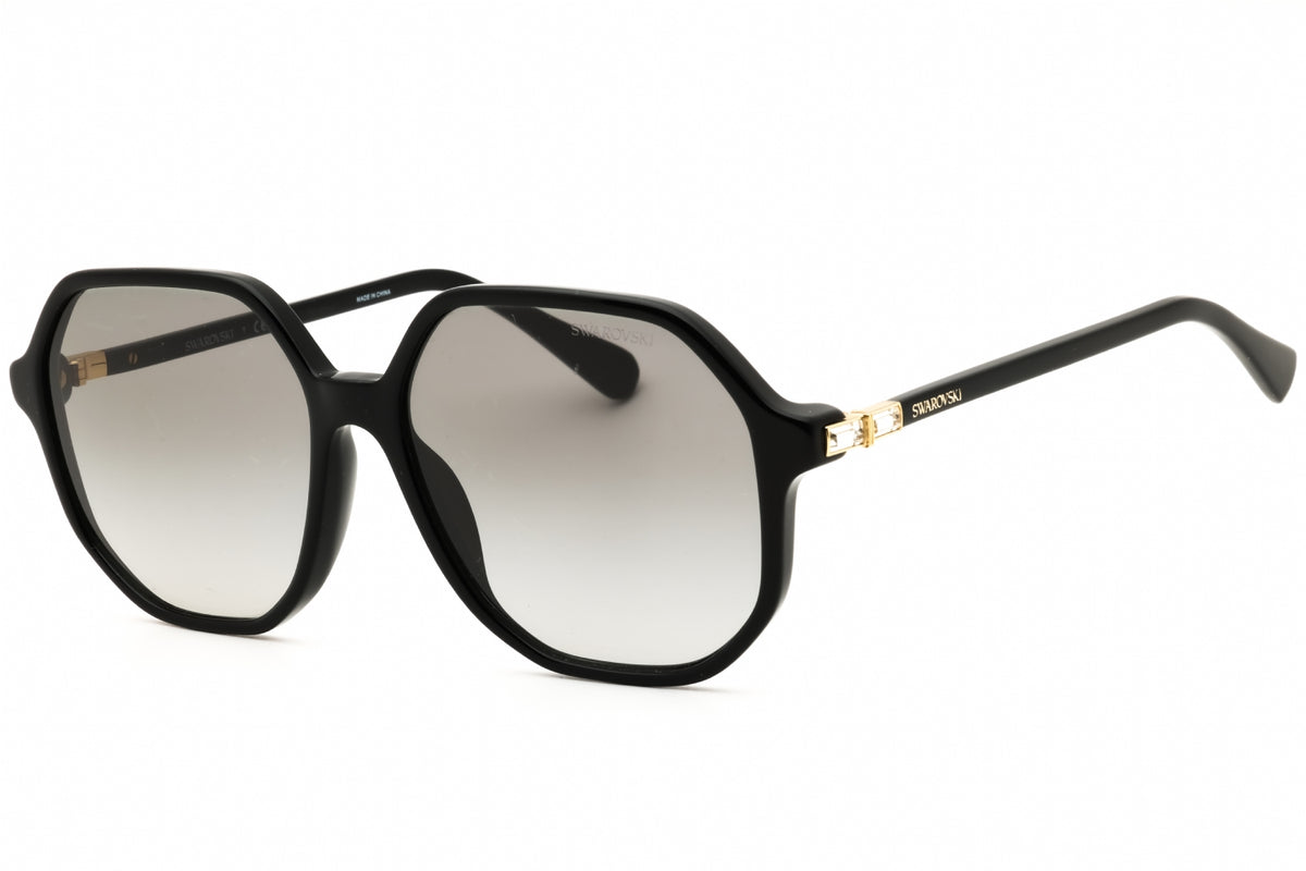 Swarovski SK6003-100111 Black Oversized Sunglasses 57mm Sunglasses