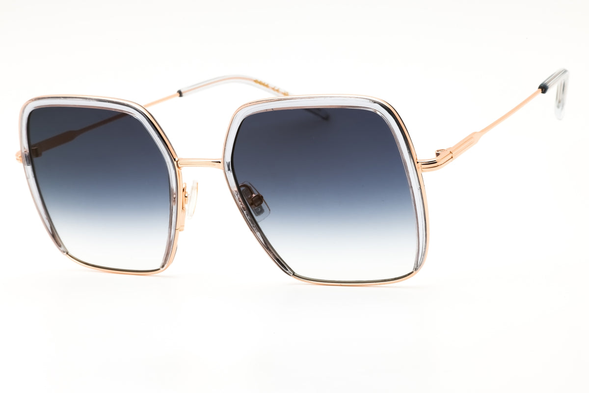 Hugo Boss BOSS 1783/S-0KY2 1V BLUE Oversized Sunglasses 55mm Sunglasses