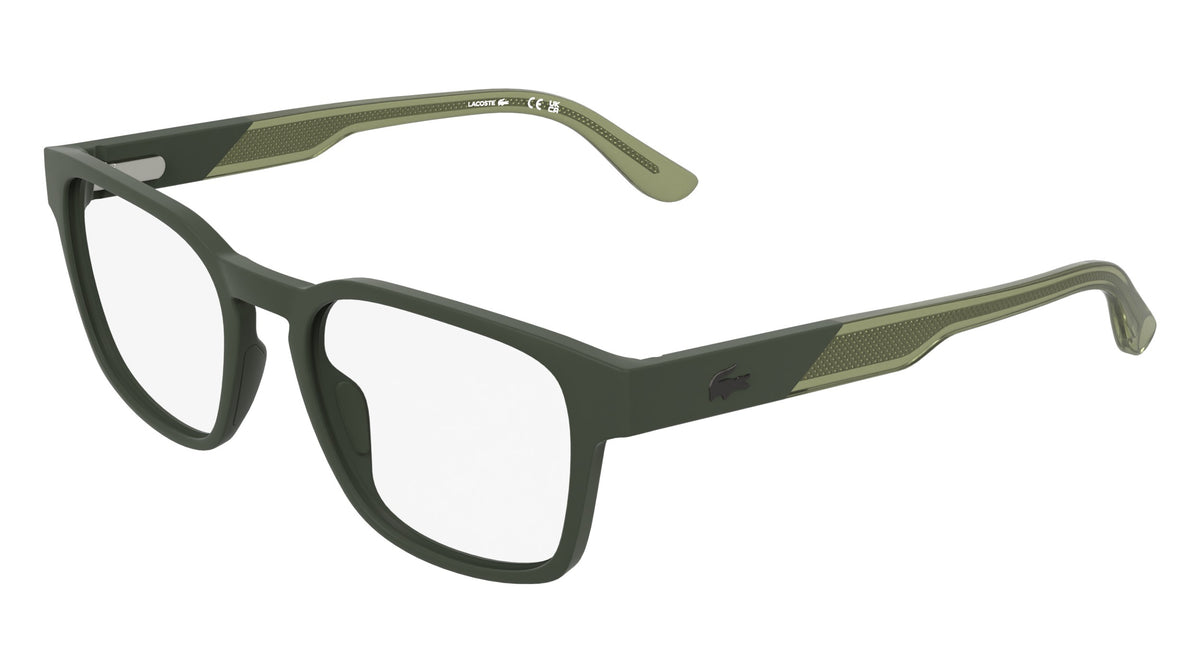 Lacoste L4010-275-53 MATTE KHAKI Rectangle Eyeglasses 53mm Eyeglasses